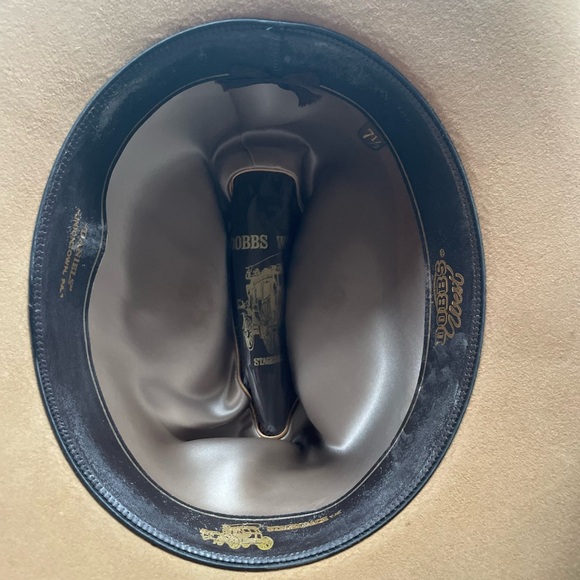 VINTAGE 70’s DOBBS WEST HAT 7 1/2. Original box - Picture 6 of 11